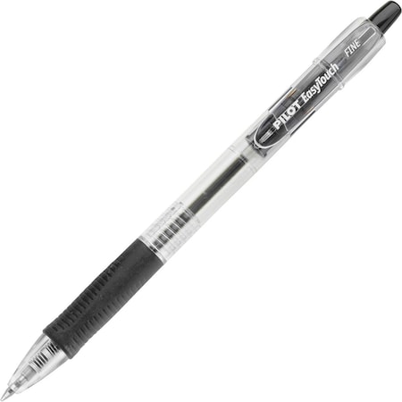 Pilot 0.7 mm EasyTouch Retractable Ballpoint Pens - Black PIL54058